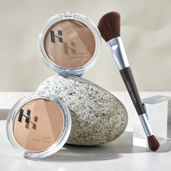 Set Phấn Tạo Khối HOLIKA HOLIKA Tune Your Tone Kèm Cọ 2in1